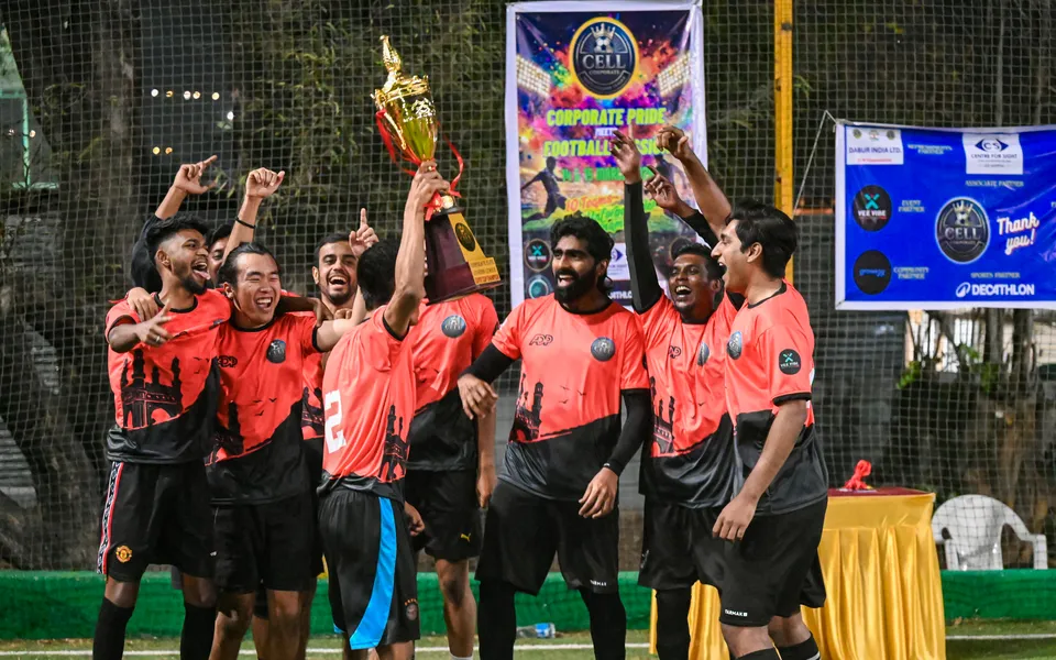 CELL Edition One football tournament at Futxall, Tellapur